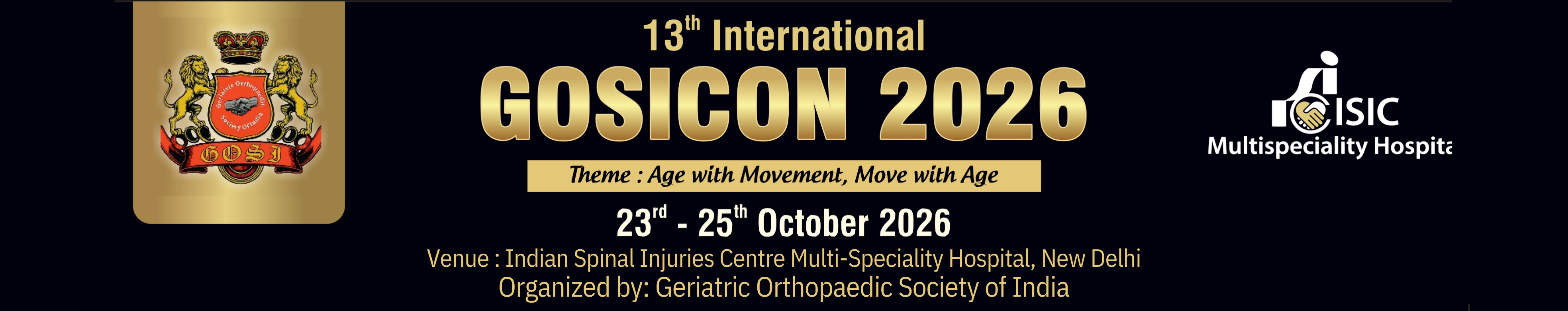 GOSICON 2026 Banner